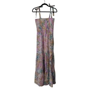 Buddy Love Women’s Multi Color Sleeveless Maxi Dress Size M